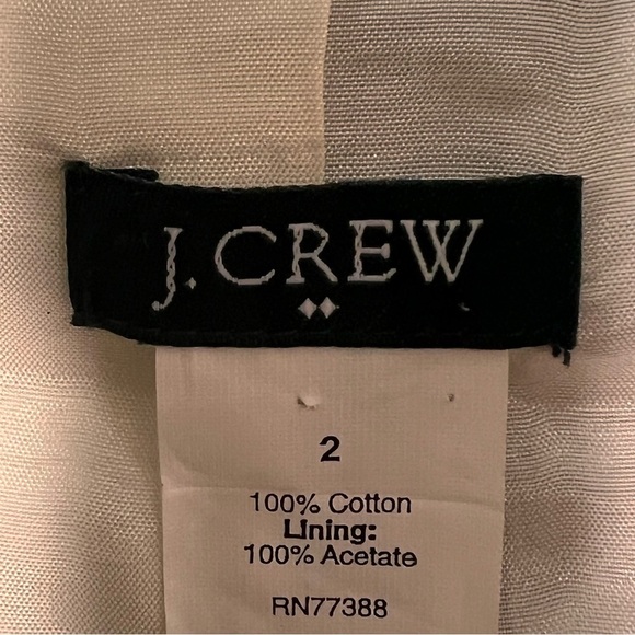 J Crew taupe cotton lined blazer - Picture 6 of 8